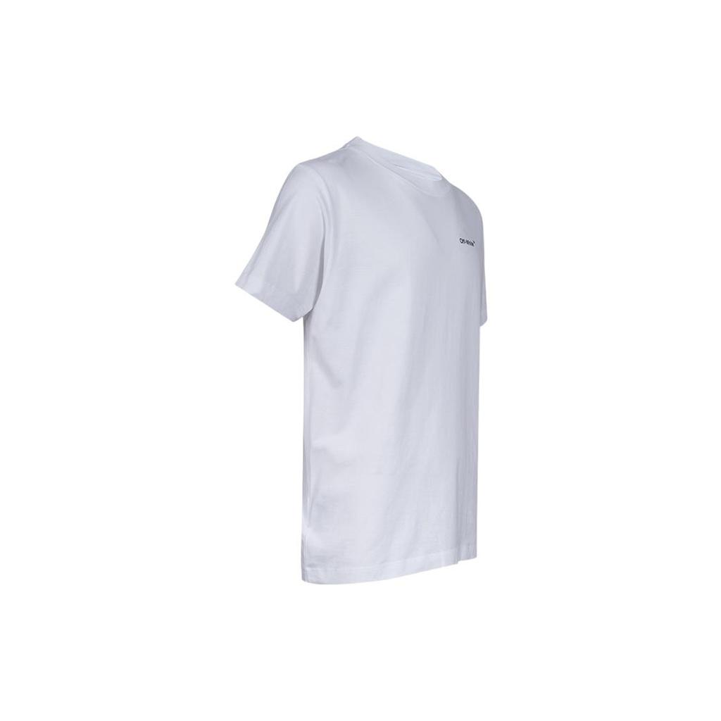 OFF-WHITE Wave Diag Slim Short-Sleeve Tee OMAA027S22JER0100110
