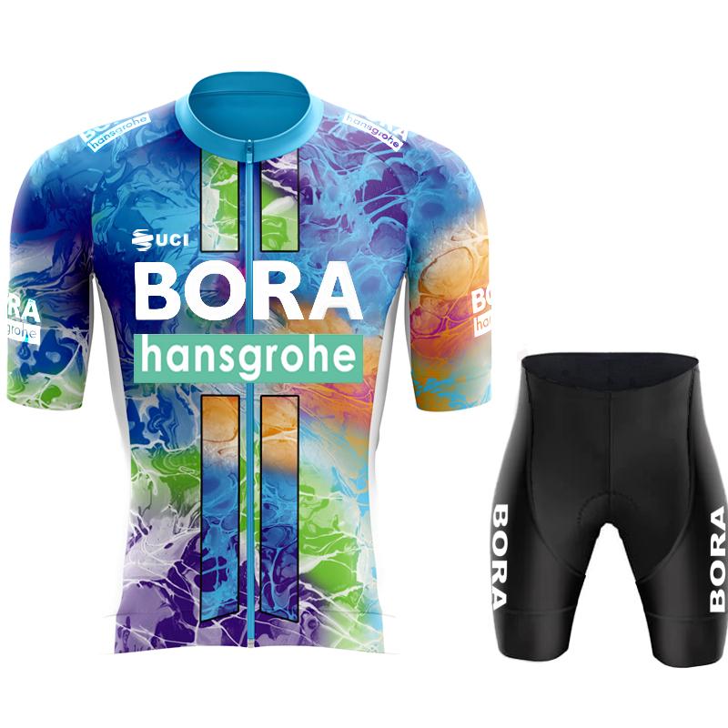 

Чоловічий Велосипедний Одяг Уніформа Повна 2025 Чоловічі Штани Гель Велосипедне Обладнання Джерсі Чоловічий Літній Одяг МТБ Шорти Комплект Asian size - XS