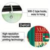 Christmas Merry Christmas 4pcs Winter Decoration Shower Curtain Set with 12 Hooks, Waterproof Shower Curtain, Non-Slip Bath Ma