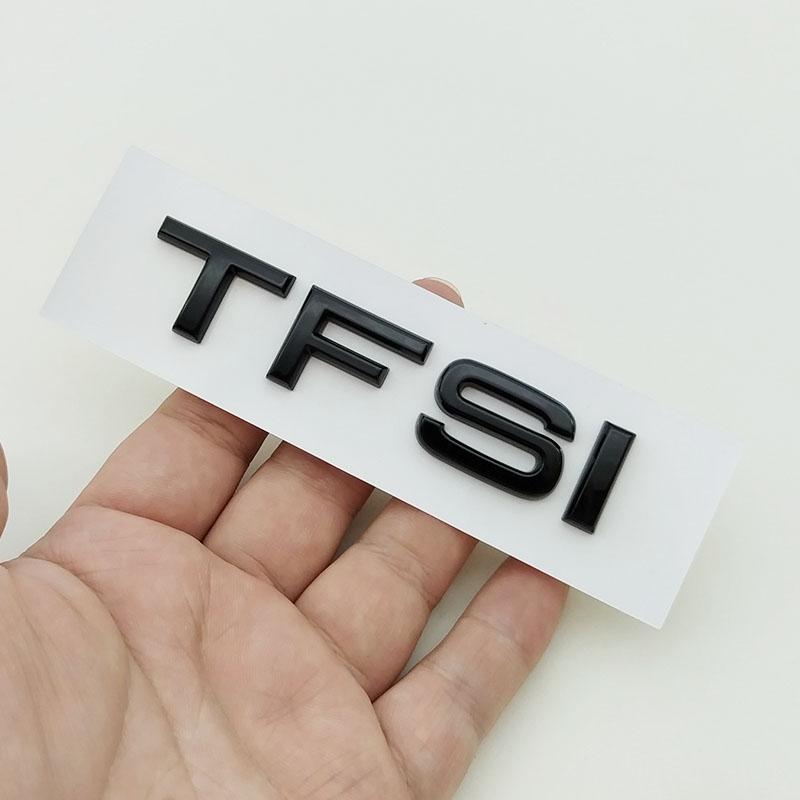 3D ABS 30 35 40 45 50 55 TFSI Logo Car Letters Trunk Emblem Badge Sticker For Hot A1 A3 A4 A5 A6 A7 Q3 Q5 Q7 TT Accessories