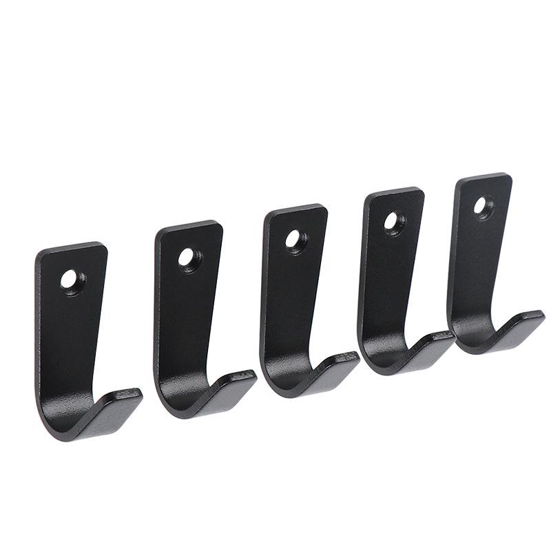 304 Stainless Steel Black Clothes Hook for Bathroom and Kitchen