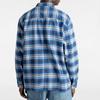 Vans Montwood Cotton Loose Soft Flannel Zip Long Sleeve Shirt Men Shirts Blue VN000HNNY8S