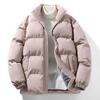 Winter Heren Heren Opstaande Kraag Losse Katoen Gevoerde Jas Hong Kong Stijl Partnerstijl Verdikt Warm Casual Katoen Gevoerde Jas