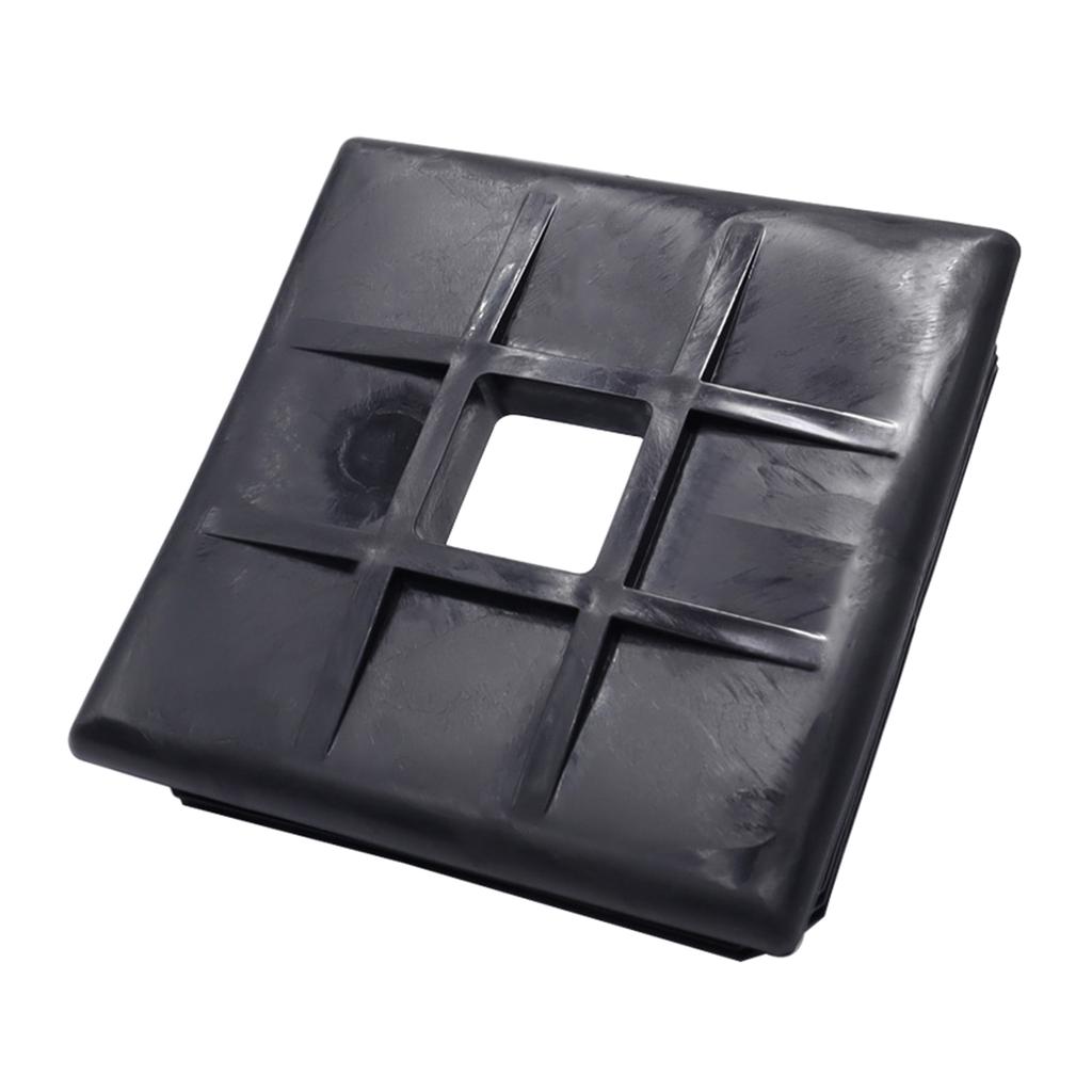 RV Locking Bumper Plug - 4" , Black