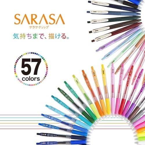 Zebra gēla lodīšu pildspalvas pildspalva Sarasa JF-0.4 svina oranža 10 gab. BP-RJF4-OR