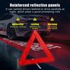 Reflective Reflective Triangle Foldable Road Safety Device Emergency Warning Triangle  Car Tripod