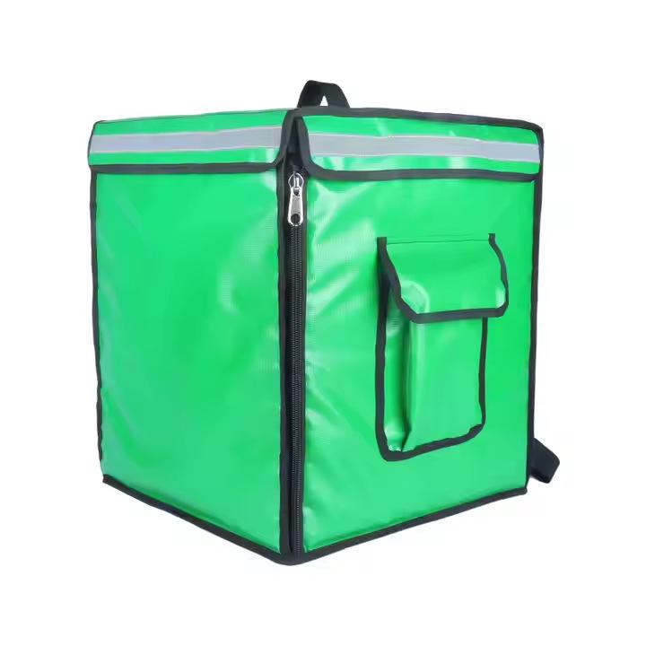 Zaino termico da asporto per pizza, grande capacità 42L/62L, borsa a spalla doppia portatile per esterni