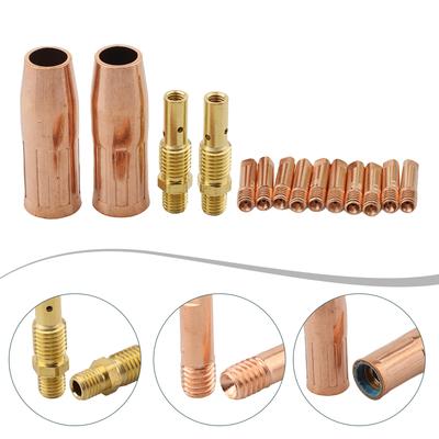 Copper MIG Welding Welding Torch Consumable Contact Prompt For 100L Contact Tip Gas Diffuer Nozzle MIG Welding