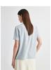 26 Spring/Summer Round Neck Fashionable Jacquard Loose and Comfortable Slim Mulberry Silk Shirt for Women