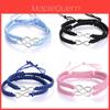 Bracelets Symbole Infini Faits Main Avec Design Tressé Réglable Pour Couples Et Cadeaux