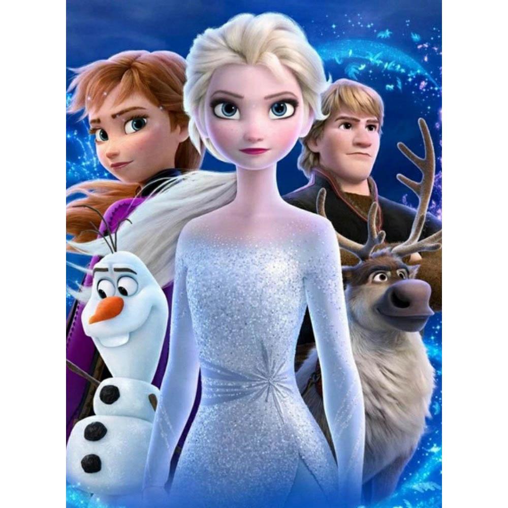 Elsa Disney Princess Diamond Painting Cross Stitch Puzzle Mosaic Embroidery Home Decor 5D DIY Art New Arrivals Artificial Drill
