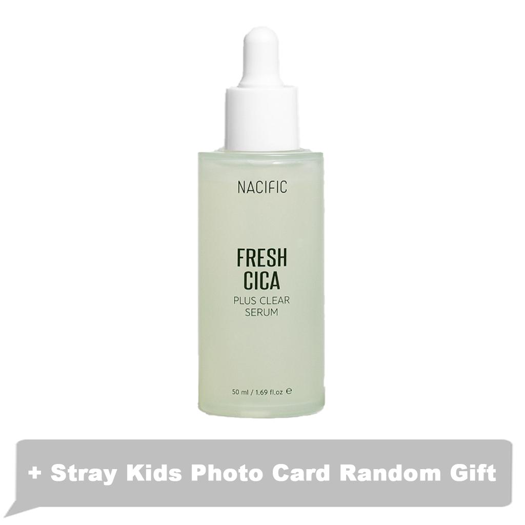 

NACIFIC Fresh Cica Plus Clear Serum 50 мл + случайная фотокарточка Stray Kids (3 варианта)