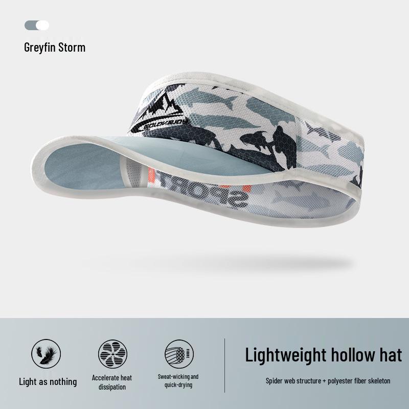 Summer Sports Visor: Lightweight, Breathable, Quick-Dry Sun Protection for Running, Training, Tennis, and Marathons