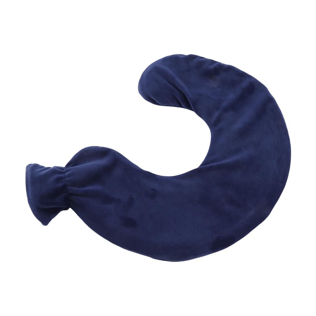 U Shaped Hot Water Bottle Warm Neck Soft Rubber Hot Water Bag with Detachable Cloth Cover