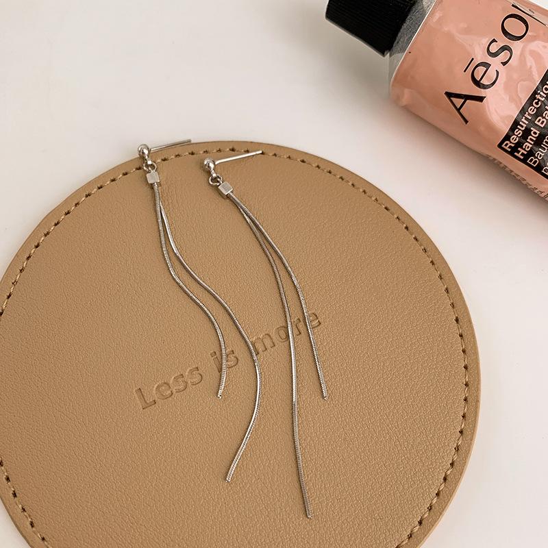 Female Cold Wind Long Style Tassel Earrings