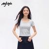 MJ STYLE Basic Short Sleeve T-Shirt