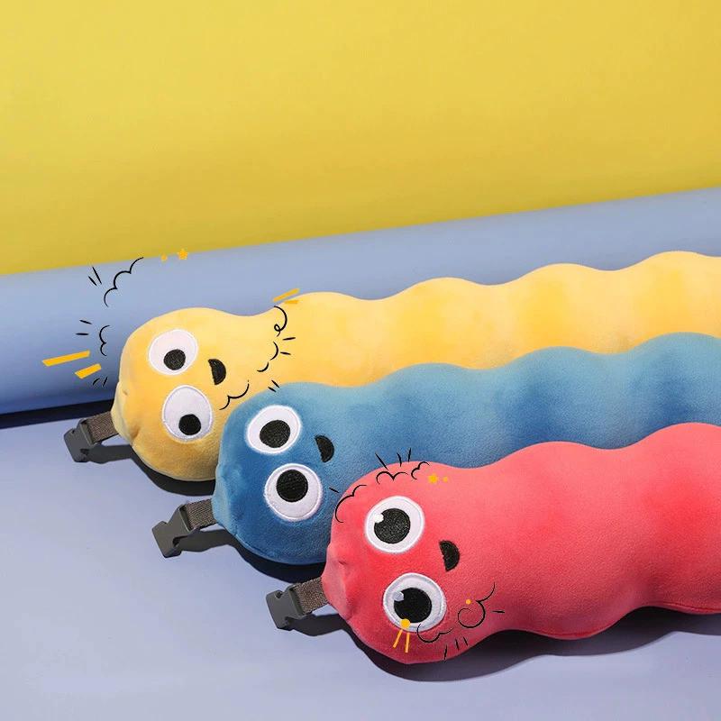 Snake U-Shaped Pillow Memory Foam Cute Funny Expression Creative Storage Neck Pillow Travel Office