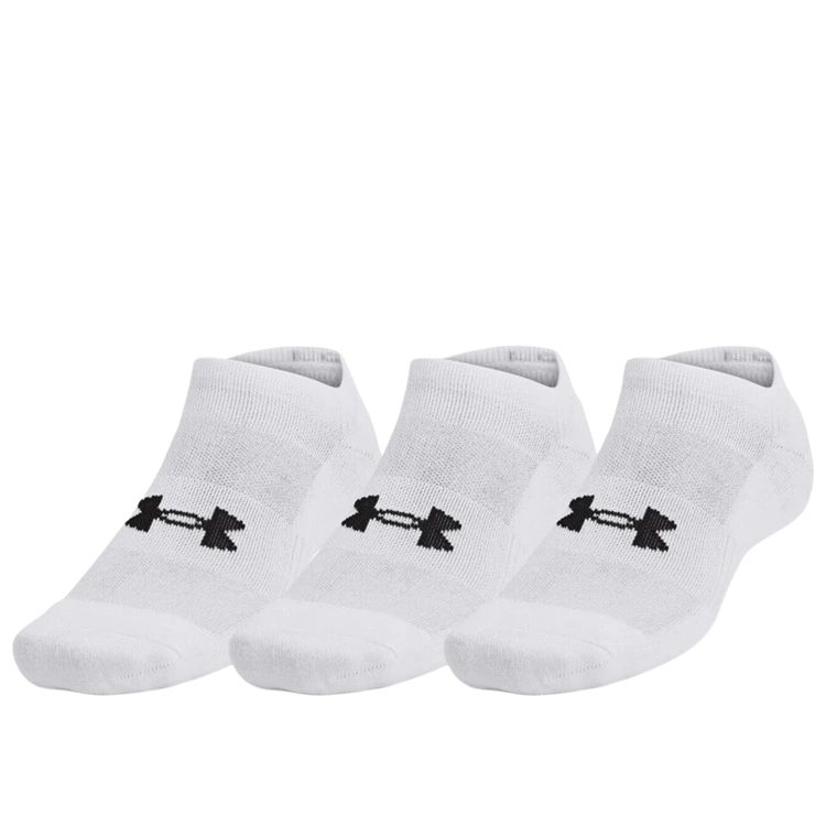 

Under Armour Дизайн логотипа UA Модные Простые Удобные Носки 3 пары Носки унисекс Белые 1386313-100 M