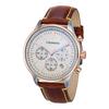 Keulonoseu Crd33589A-Wtbr Men'S Leather Watch
