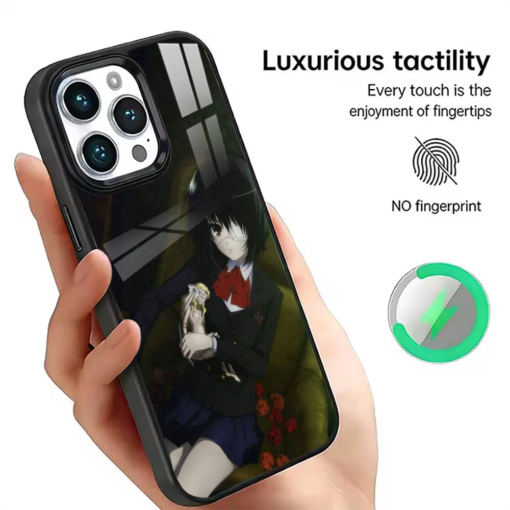 

Another Mei Misaki Phone Case For iPhone17,16,15,14,13,12,11 Plus,Pro Magnetic For Magsafe Wireless Charging iPhone17Air