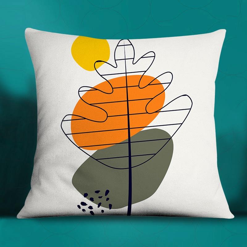 Fashion Classic Square Decorative Pillowcase Geometric Pattern Living Room Sofa Cushion Pillow Home Decor