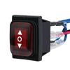 Waterproof 6-Pin 3-Speed Reverse Switch with Wire Self Resetting Toggle Motor Switch Durable Power Supply