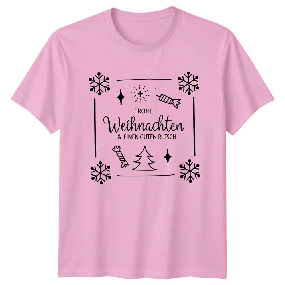Frohe Weihnachten Einen Guten Rutsch TShirt GerUnisex Christmas Christmas Gift