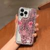 Leopard Art Print Phone Case For iPhone 16 15 14 13 12 11 Pro Max XS X XR Plus Mini SE 2020 2022 Transparent Coque Funda