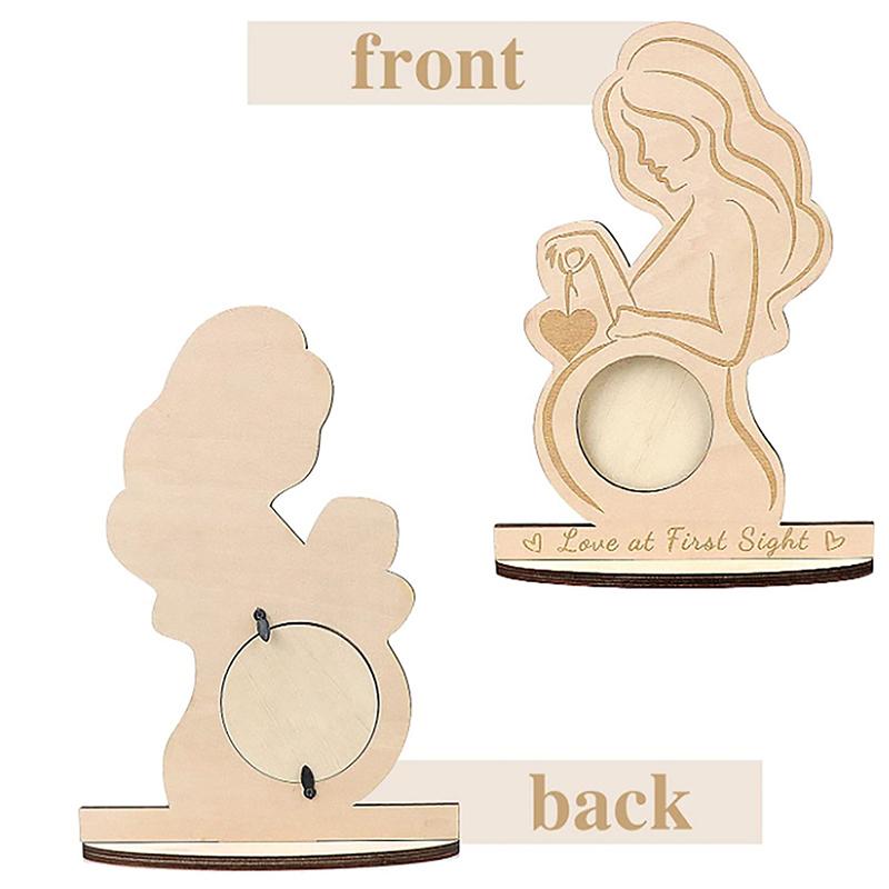 Baby Ultrasound Photo Frame Sonogram Picture Frame Pregnancy Gift Baby Announcement Keepsake For Couples New Moms Dady
