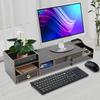 Monitor Stand for Desk, Computer Monitor Riser with Ergonomic Design, Office Organizer, Space Saving Desktop Shelf for Laptop