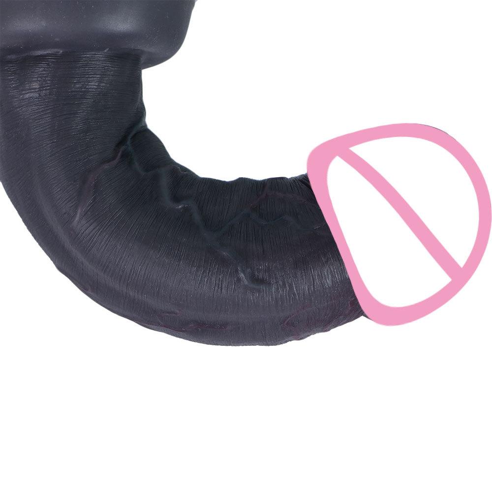 Liquid Silicone Realistic Dildo - Soft Flexible Fake Penis for Women, Adult Sex Toys for Couples, G-Spot Stimulation