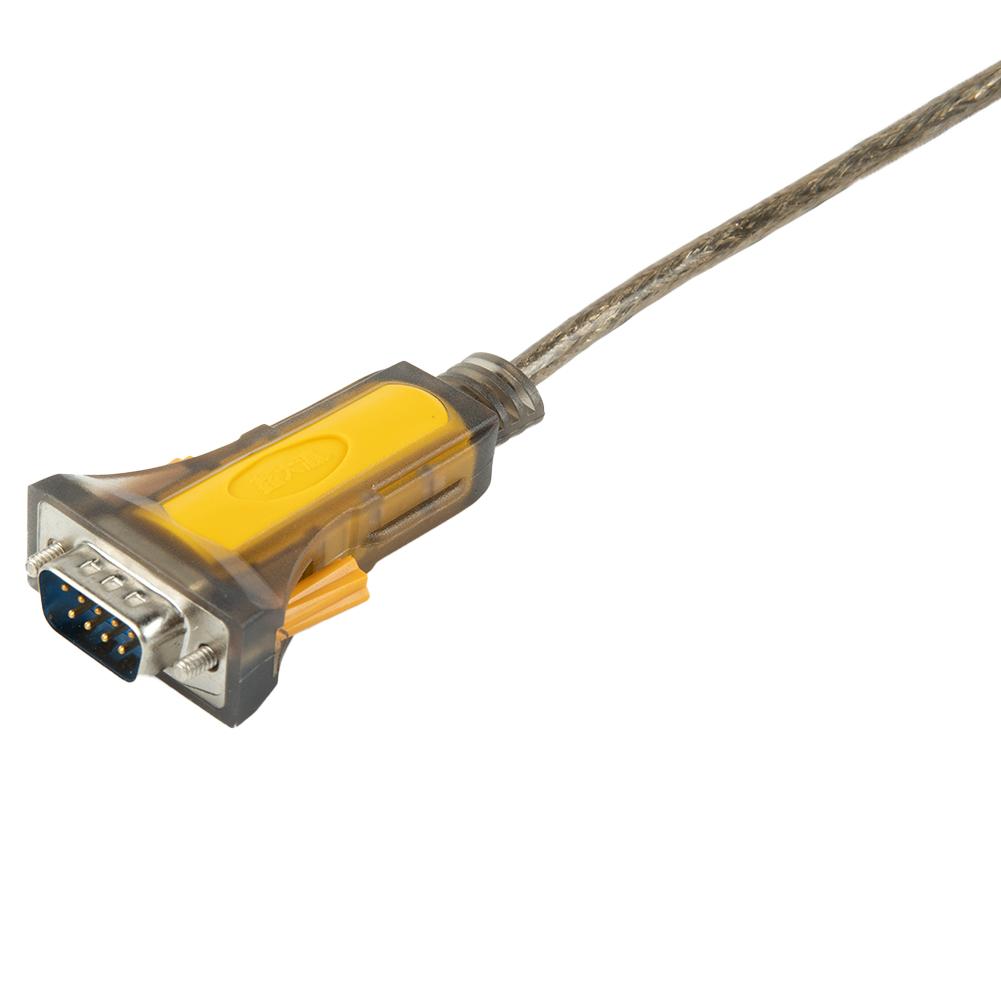 USB To DB9 (RS232) Serial Cable PVC Tin Box Wrapping Tinned Copper Core 2303 Chip Nickel Plated For Serial Device