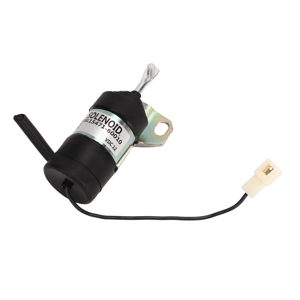 Fuel Shutoff Solenoid 129953 77811 Replacement for KUBOTA Models KJ S150V USA B1250HSD