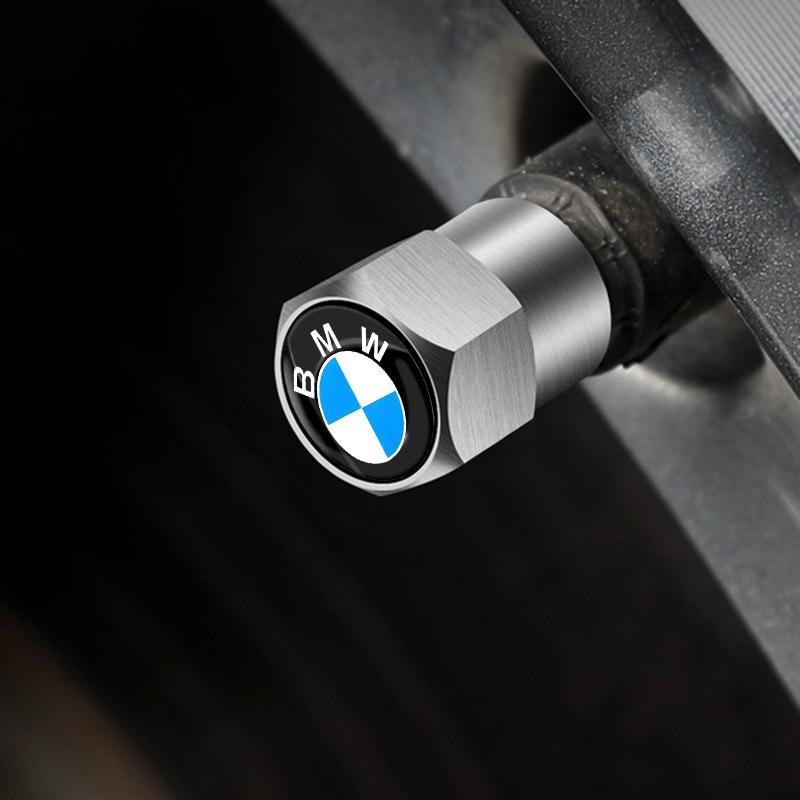 4PCS Metal Car Wheel Tire Valve Caps Stem Cover Car Accessories For BMW E46 E39 E90 E60 E36 F30 F10 E34 X5 E53 E30 M4 M5 X5 X6