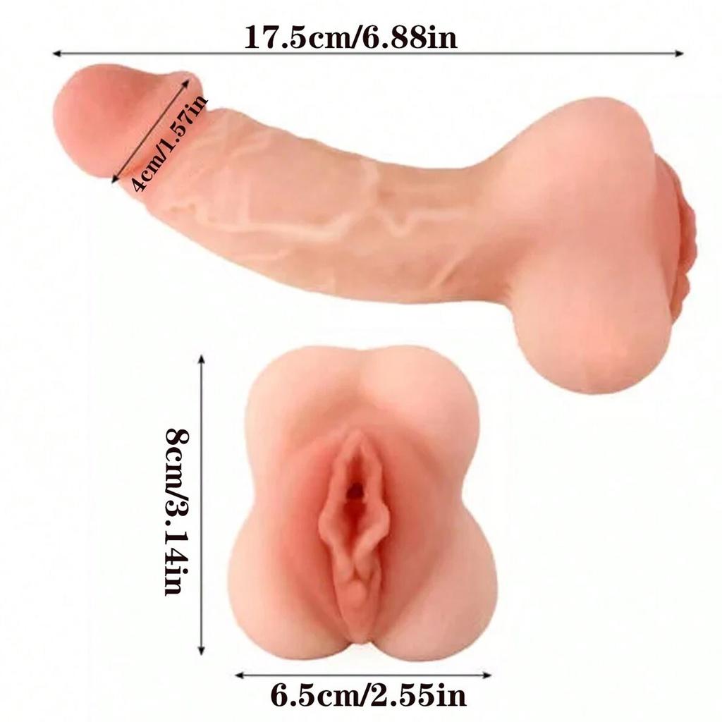 Realistic Oral Sex Male Masturbation Adult Sex Toys Real Oral Deep Throat Vacuum Pump and Amplifier Oral Sex Kit Handheld Suction Cups