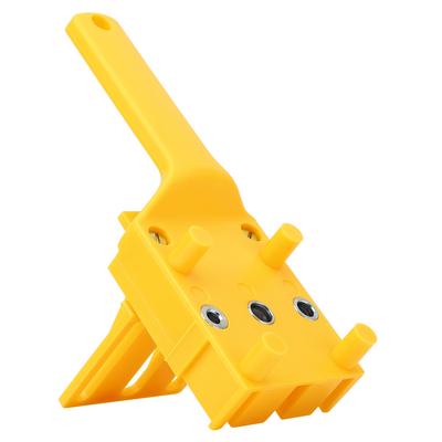 Bohrlehre Gerade Lochlehre Handgehaltene Holzbearbeitung Perforation HeimwerkerwerkzeugeGelb