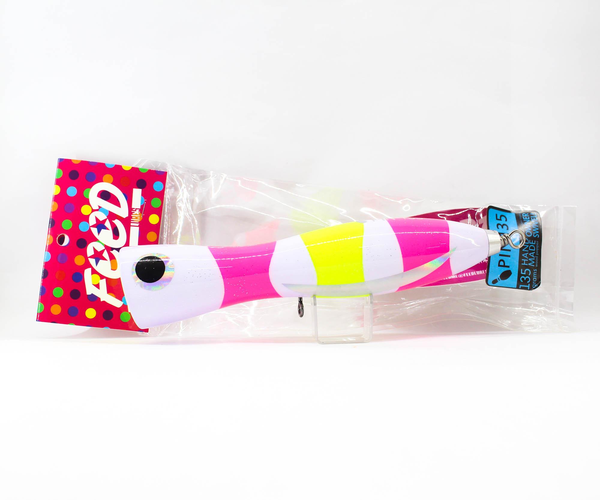 

Feed Pin 135 Ручной работы Деревянный Поппер Плавающая Приманка 135 грамм 43 (1043)