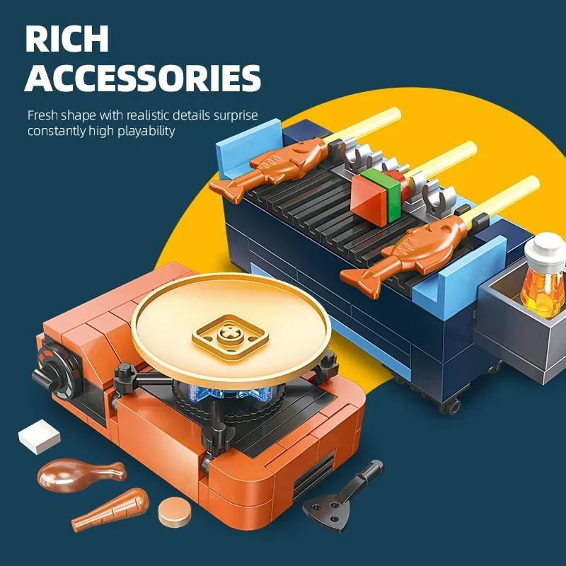 Non-Toxic Creative Small Household Appliances Building Blocks Children Play House Toys Kids Diy Educational Bricks Model Holiday Gifts