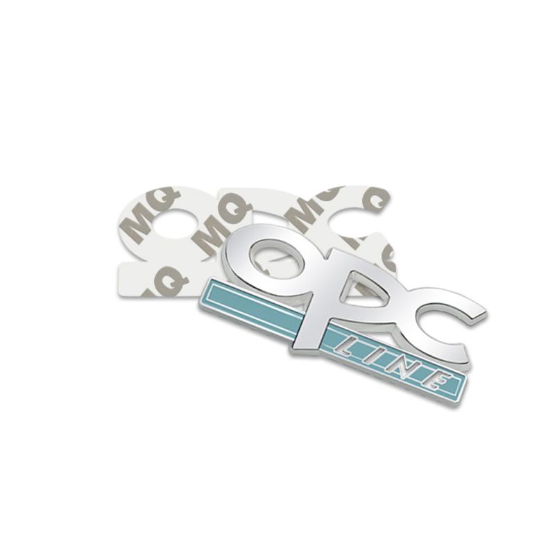 Car-Styling Metal Sticker OPC LINE Grille Emblem Badge For VAUXHALL Opel OPC Astra h g j k f Zafira a b Corsa b c d Mokkav