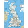 Vereinigtes Königreich Karte Poster UK Autobahn Route Wandkunst Dekor für Büro Schule Zuhause Dekorative Hängendes Bild Geschenk Reise Werkzeuge