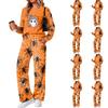 Women's Casual Loose Fit Crewneck Halloween Print Sweatshirt and Pants Set
