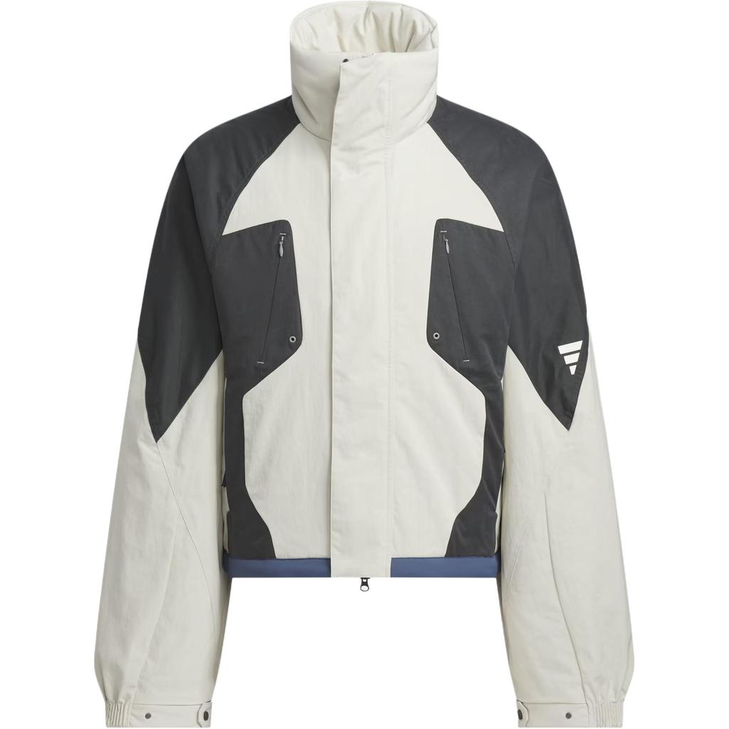 adidas FUSTL P JKT4 Geacă Puf Bărbați Gri Pământ Susam Deschis JM6144