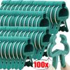 20pcs Plant Fixed Clips Reusable Garden Greenhouse Bracket Garden Plants Vine Climbing Clamp Flower Tomato Support Fastener