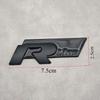 BSL1 Emblems 3D Metal R Line R Logo Front Grill Emblem Car Rear Trunk Sticker For Volkswagen VW R Line Golf 4 5 6 7 Touran Polo Acces ld2