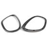 Headlight Bezel Ring Trim for Mini F60 F61 2017- Carbon Fiber Pattern ABS Exterior Frame 51137388117 51137388118 Direct Fit