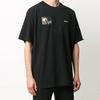 Off-White Caravaggio Angel S/S Over Tee Black Men Streetwear OMAA038E20JER0061010