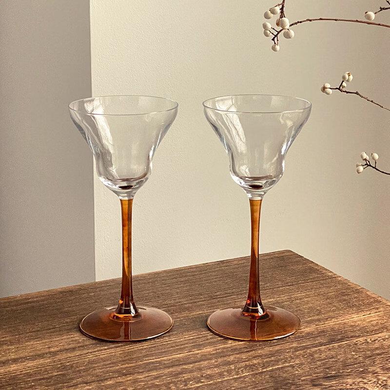 ZISIZ Premium Purple Stemmed Glass