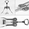 1PC Portable Stainless Steel Red Wine Opener Wing Type Metal Corkscrew Bottle Openers Corkscrews Wine Cork Remover