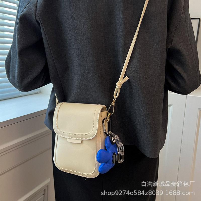 Fashion Mobile Phone Bag Manufacturer Small Bag Women's Bag New 2025 Popular Messenger Bag Strap Shoulder Small Square Bag