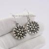 925 Sterling Silver Earring, Round Puffed Silver Earrings, Gift for Wife, Plain Silver Jewelry, Handmade Earrings, Puffy Earring